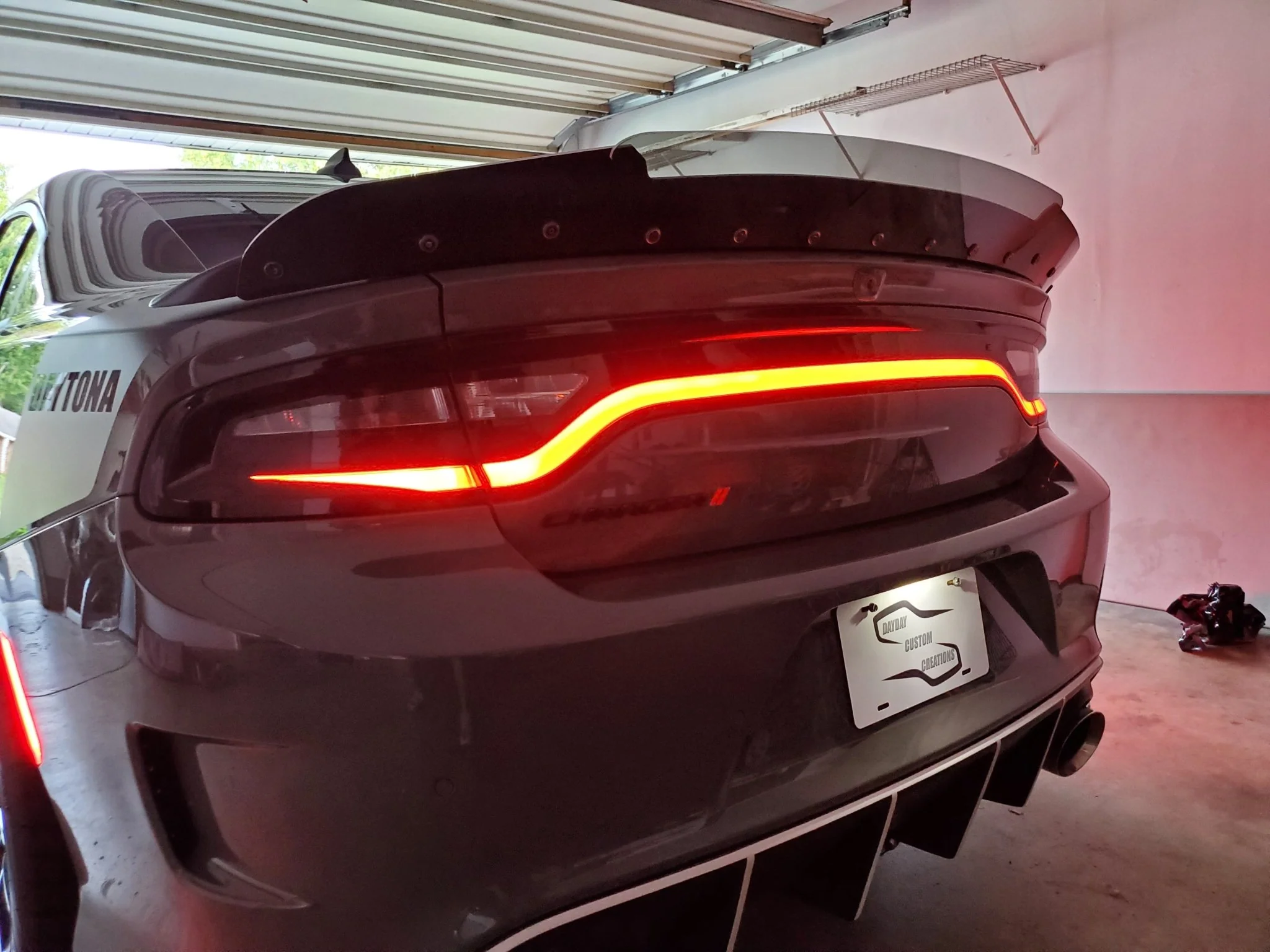15-23 Dodge Charger Taillight Decal Design 11 - Image 3
