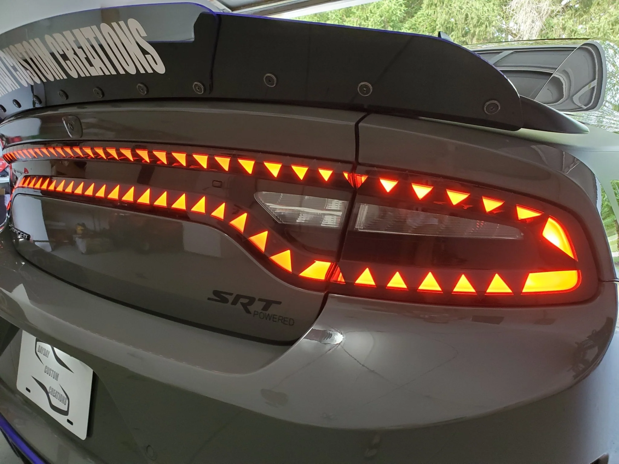 15-23 Dodge Charger Taillight Decal Design 13 - Image 3