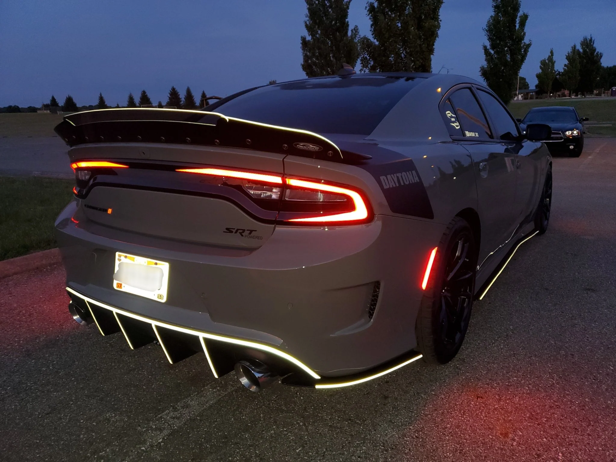 15-23 Dodge Charger Taillight Decal Design 5 - Image 2