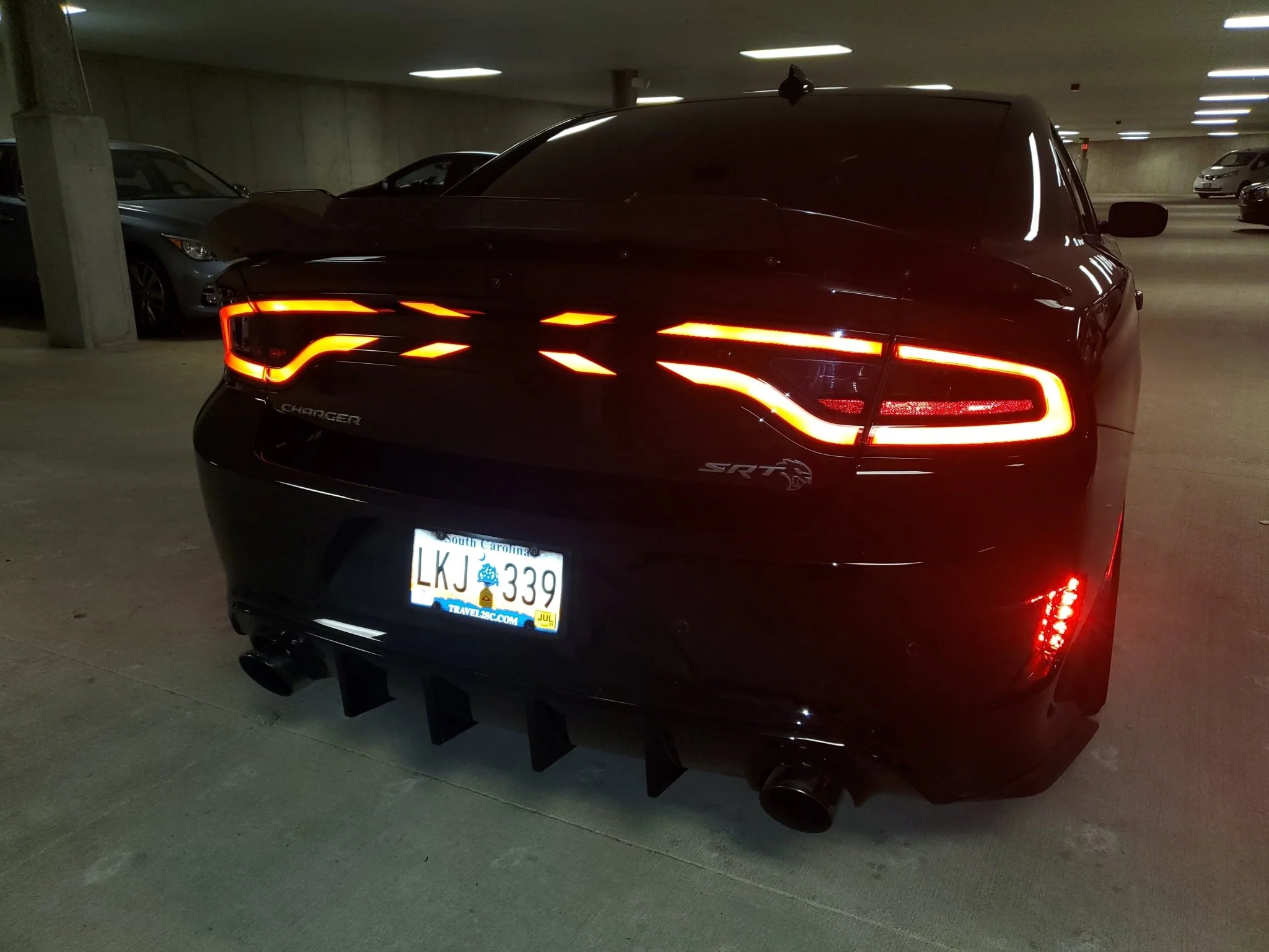15-23 Dodge Charger Taillight Decal Design 7 - Image 2