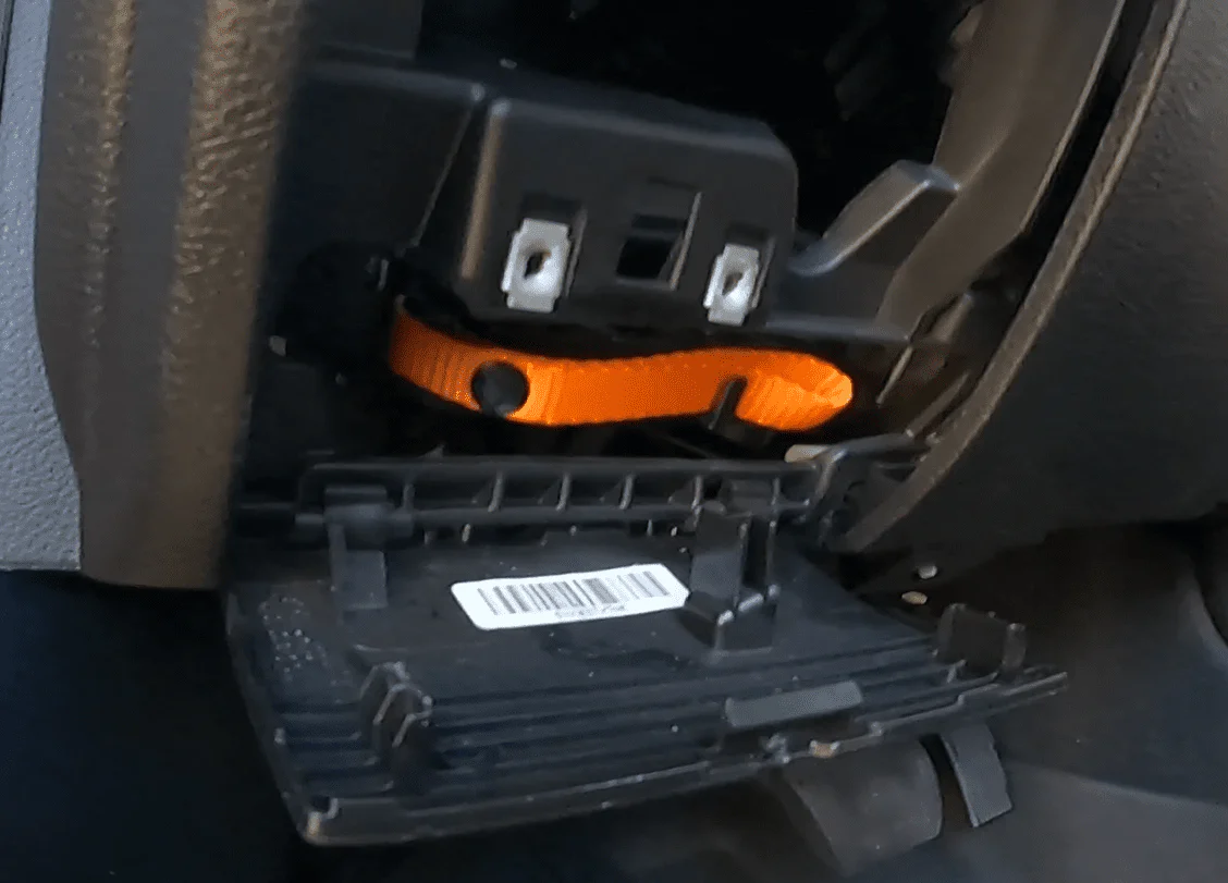 2014-Present RAM 1500 Steel Neutral Strap/Release Cover Plate - Laser Cut, Painted, Authentic - Image 2