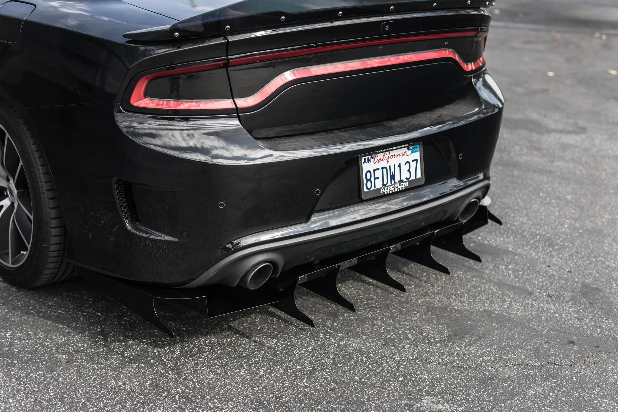 2015-2022 Dodge Charger Scatpack/ Hellcat/Daytona Rear Diffuser V5 - Image 2