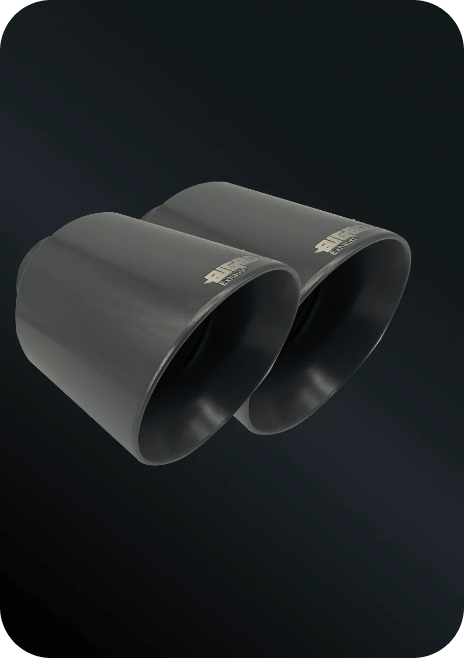 (2015-2023) D-Charger 5" V8 Tip Set FLAT GREY