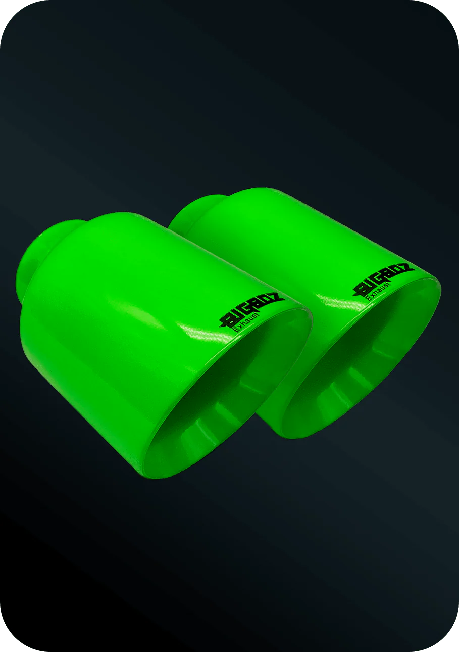 (2015-2023) D-Charger 5" V8 Tip Set LIME GREEN