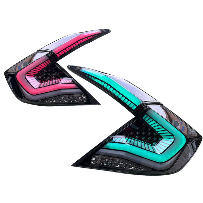 2016-2021 Honda Civic Sedan LED Tail Lights RGB - Image 3
