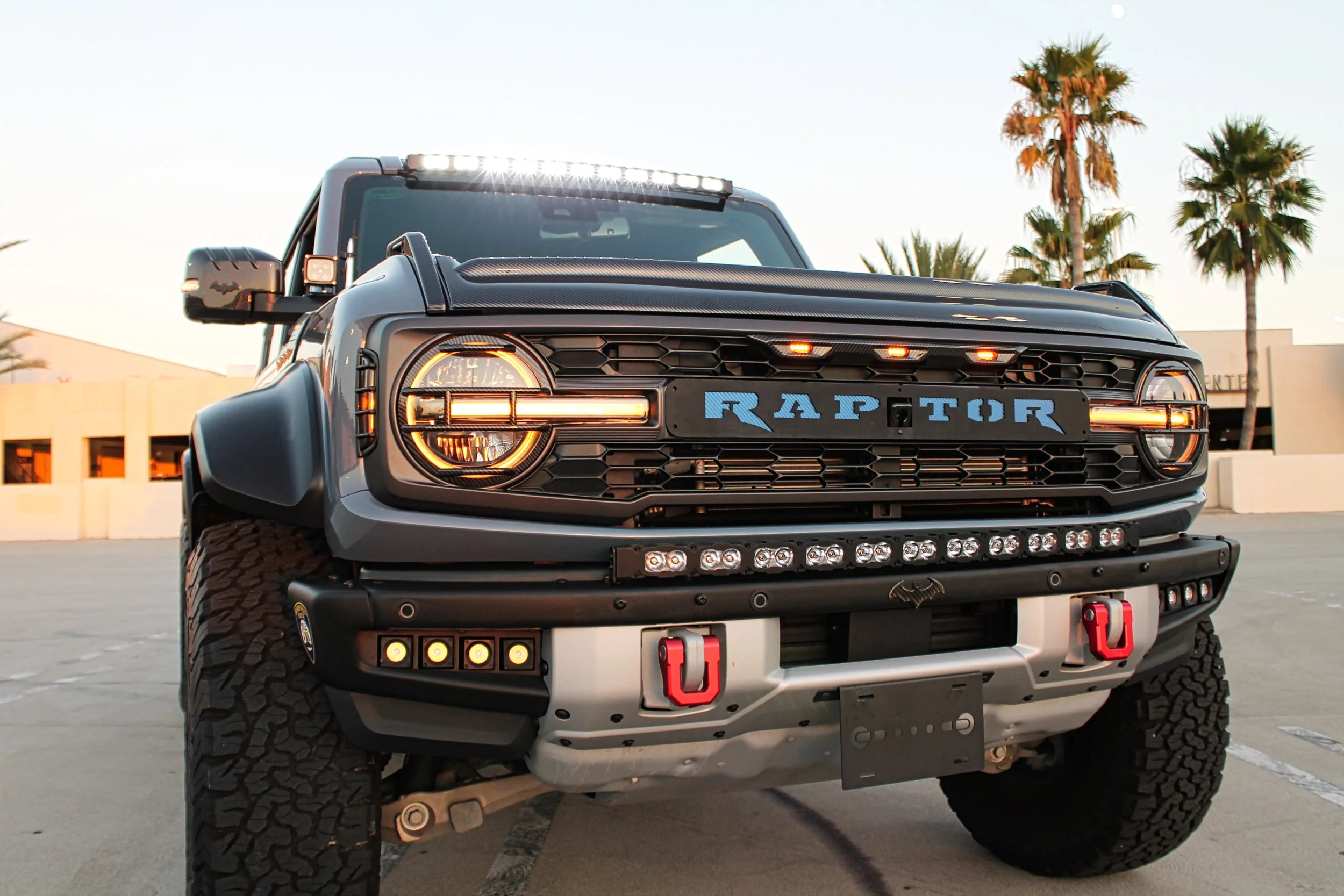 2021+ Ford Bronco Modular Bumper Curved 40in Light Bar - PRO - Image 4