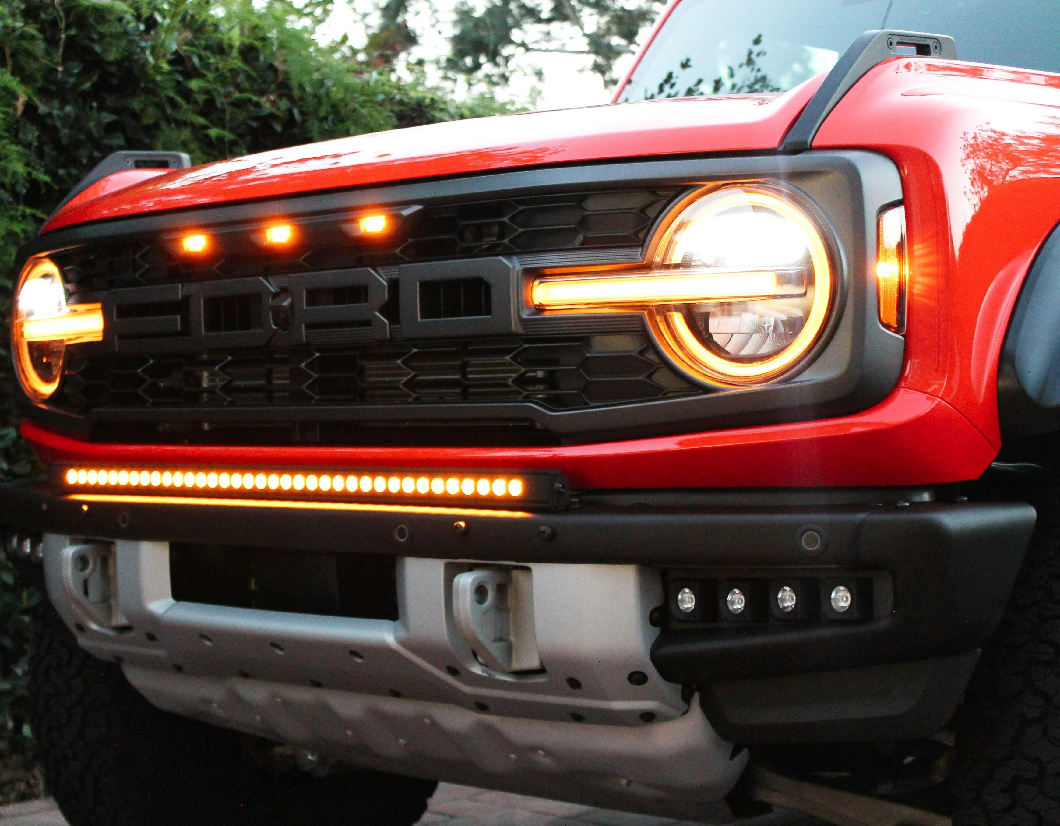 2022+ Ford Bronco Raptor 30in Light Bar - Slim - Image 2
