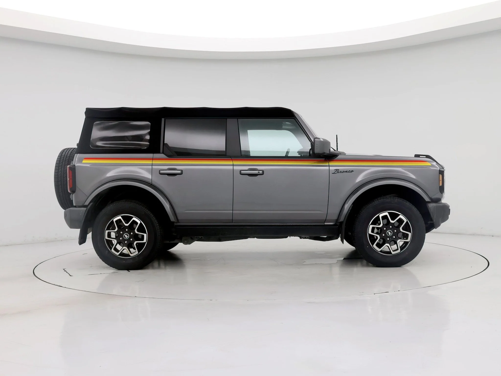 3 Color Stripes Bronco Decal Sticker. #6953 - Image 10