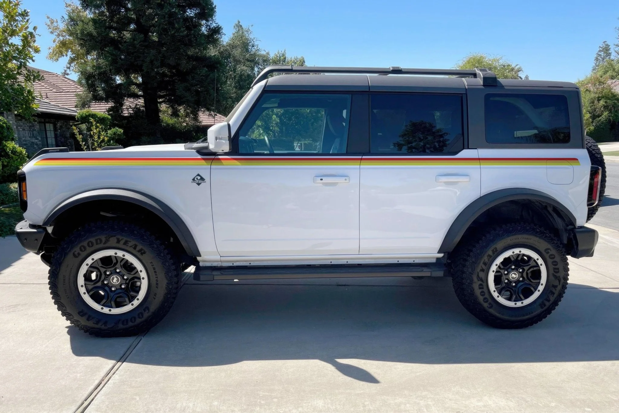 3 Color Stripes Bronco Decal Sticker. #6953 - Image 12