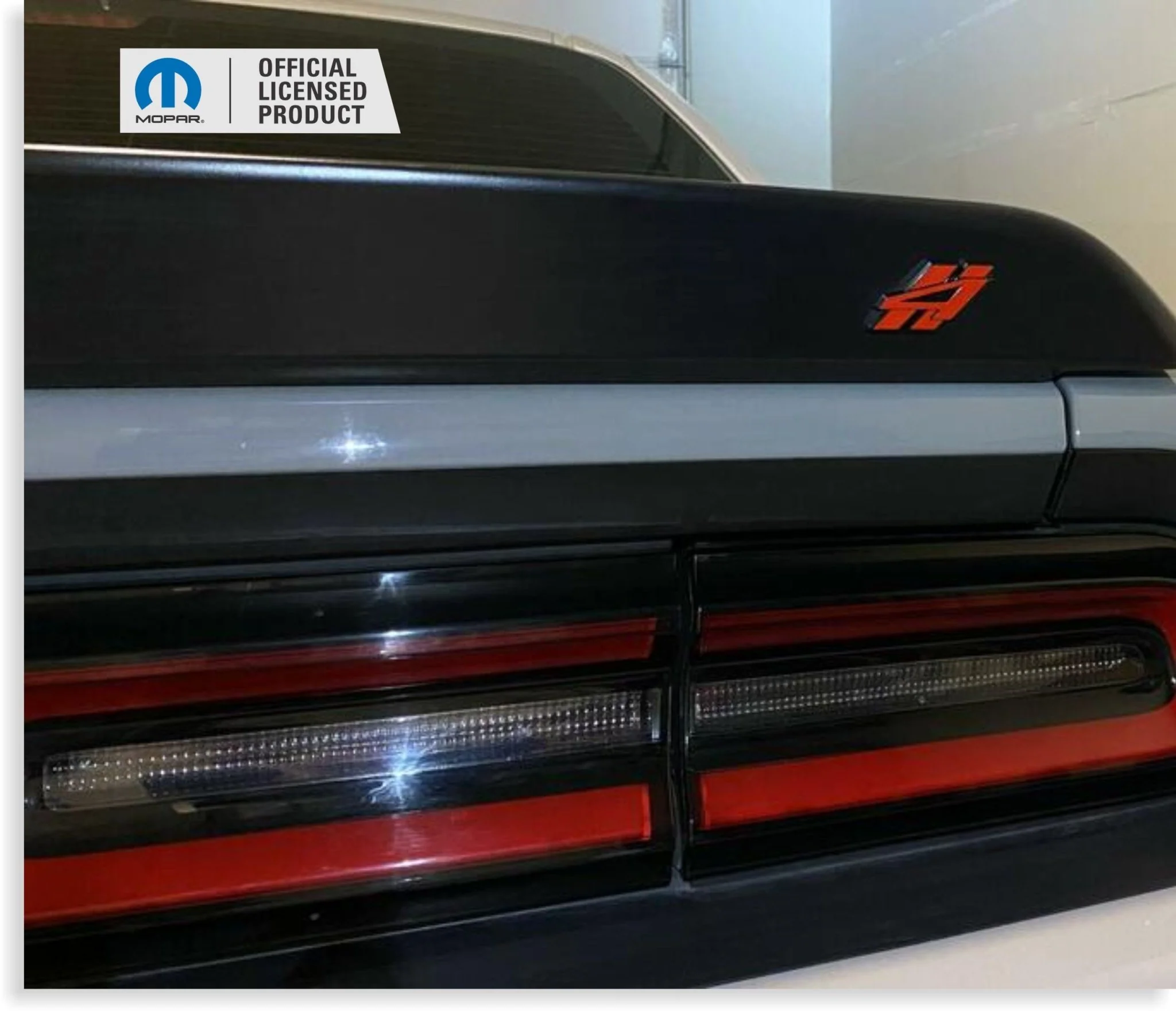 4 Rhombi Trunk Emblem Overlay Decal - 2018-2023 Challenger AWD