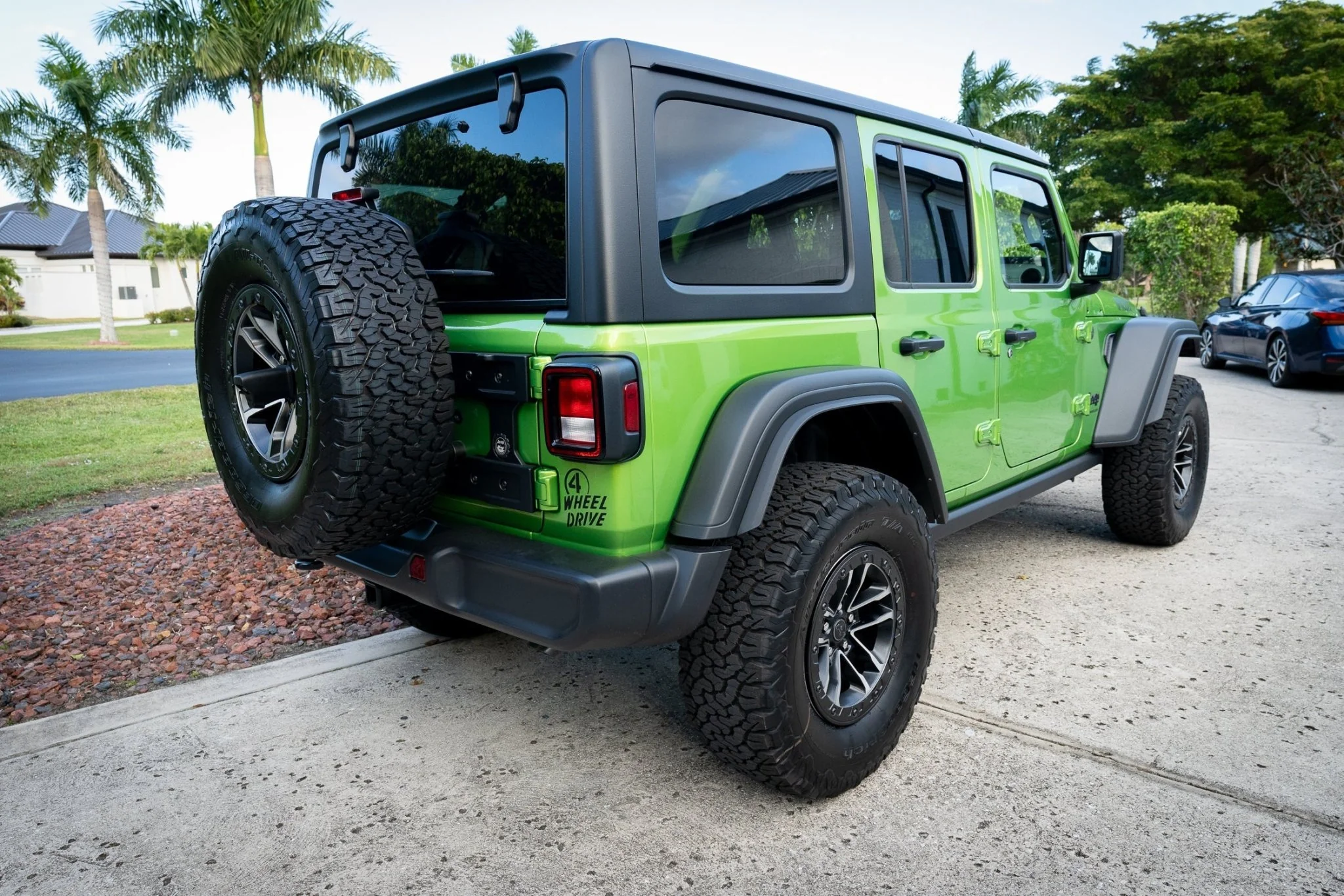 4 Wheel Drive Decal fits Jeep Wrangler / Gladiator / Willys - Image 4