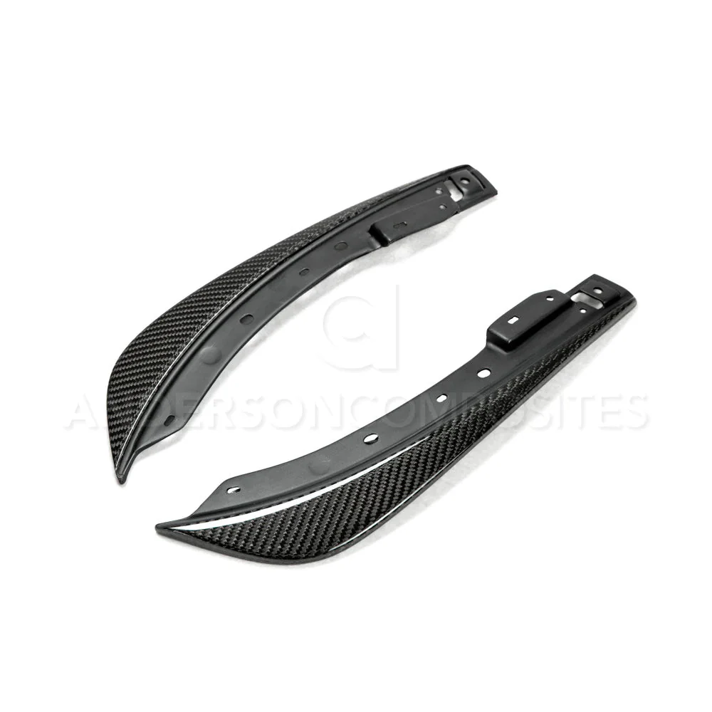 AC Carbon Fiber Front Bumper Canards (Pair) 2008-2014 Challenger