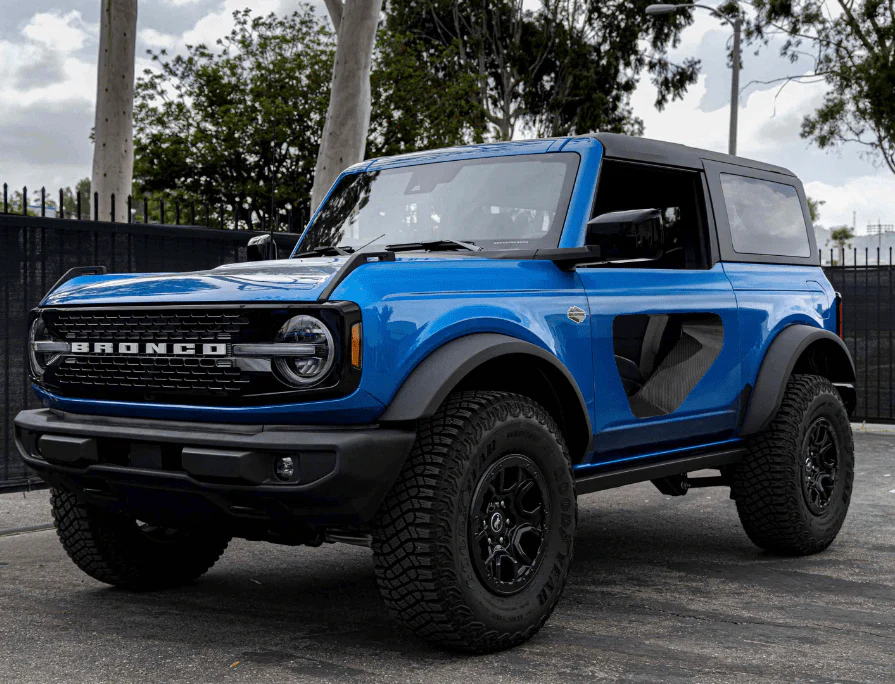 AC Front Fiberglass Halo Doors, Carbon Inserts 2021-2024 Bronco 2-Door - Image 7