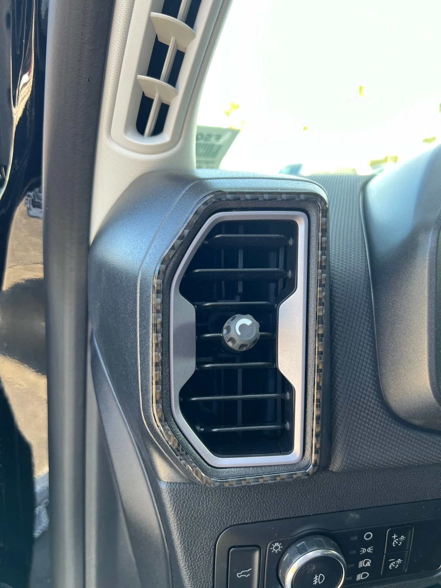 AC Vent Surround Accent Trim Fits 2025-2026 Ford Bronco Sport - Image 2