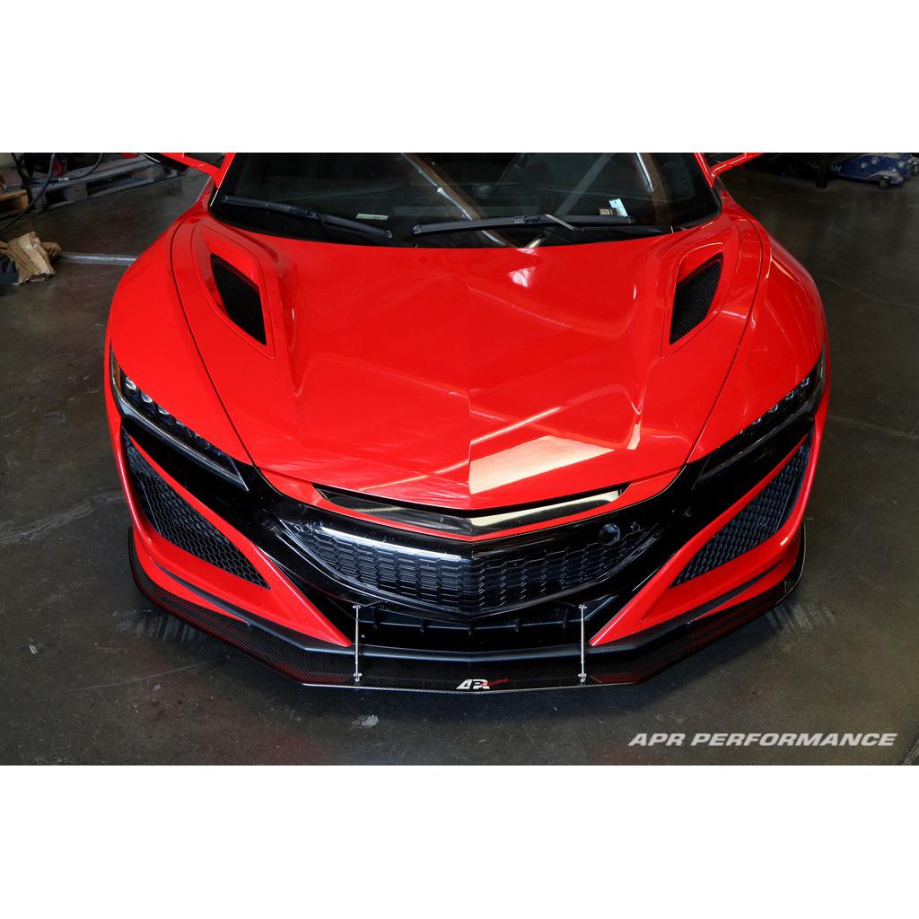 Acura NSX Stock Bumper Carbon Fiber Front Wind Splitter 2016 - 2022 - Image 4