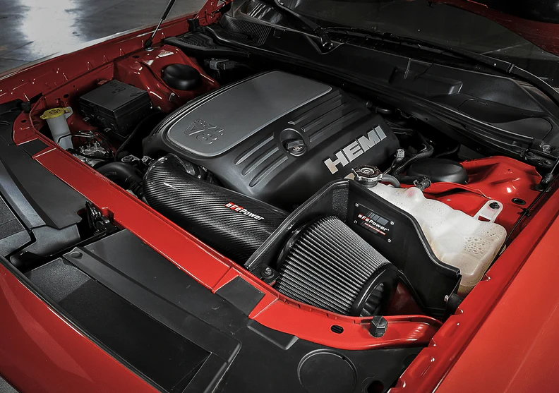 aFe Track Carbon Cold Air Intake, Pro Dry S Filter 2011-2023 Challenger/Charger 5.7L - Image 4