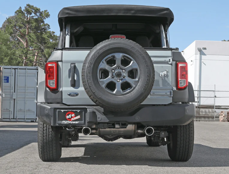 aFe Vulcan Axle-Back Exhaust, Polished Tips 2021-2023 Bronco 2.3L/2.7L - Image 4