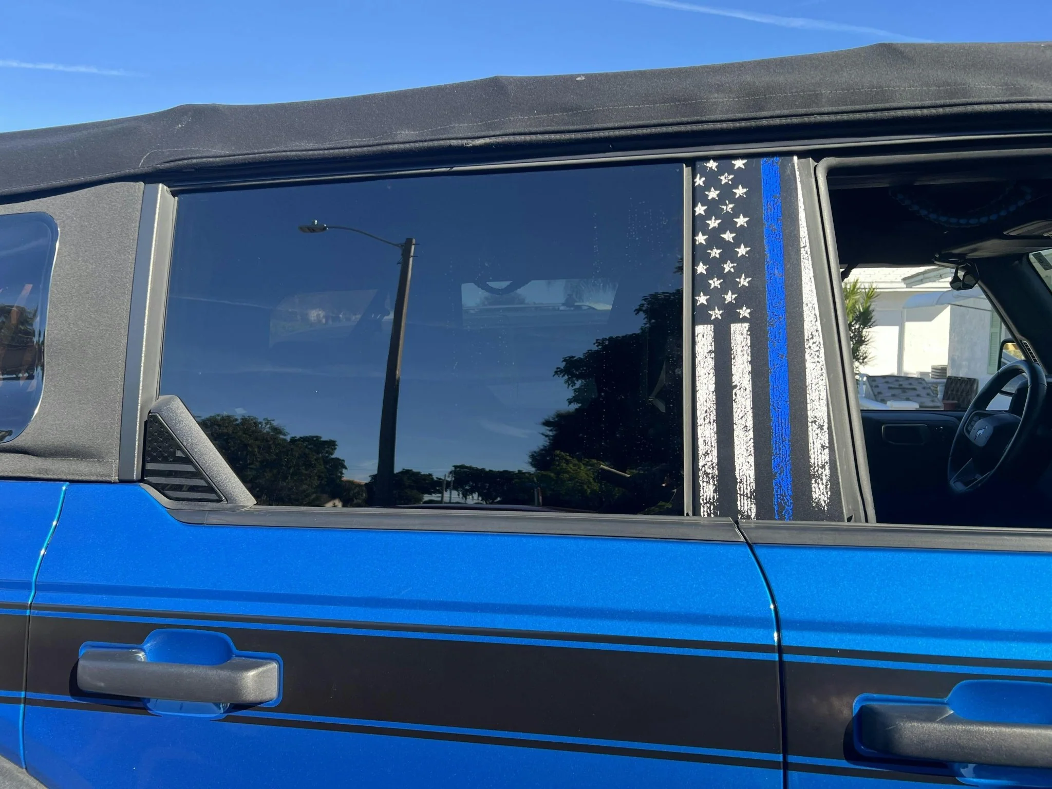 American Flag B Pillar Protection Kit (Printed Series) - 2021+ Bronco 4 Door - Image 10