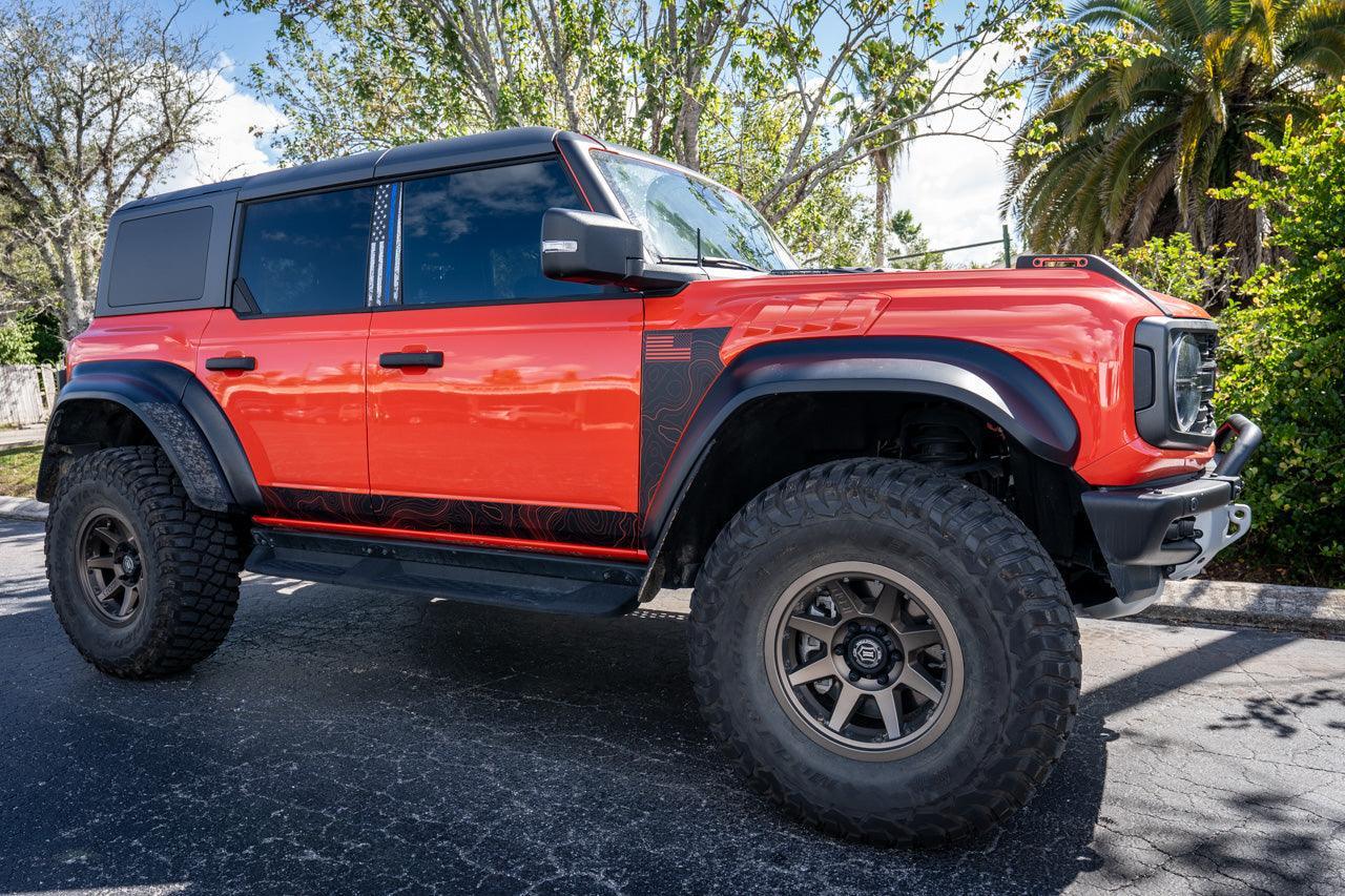 American Flag B Pillar Protection Kit (Printed Series) - 2021+ Bronco 4 Door - Image 13