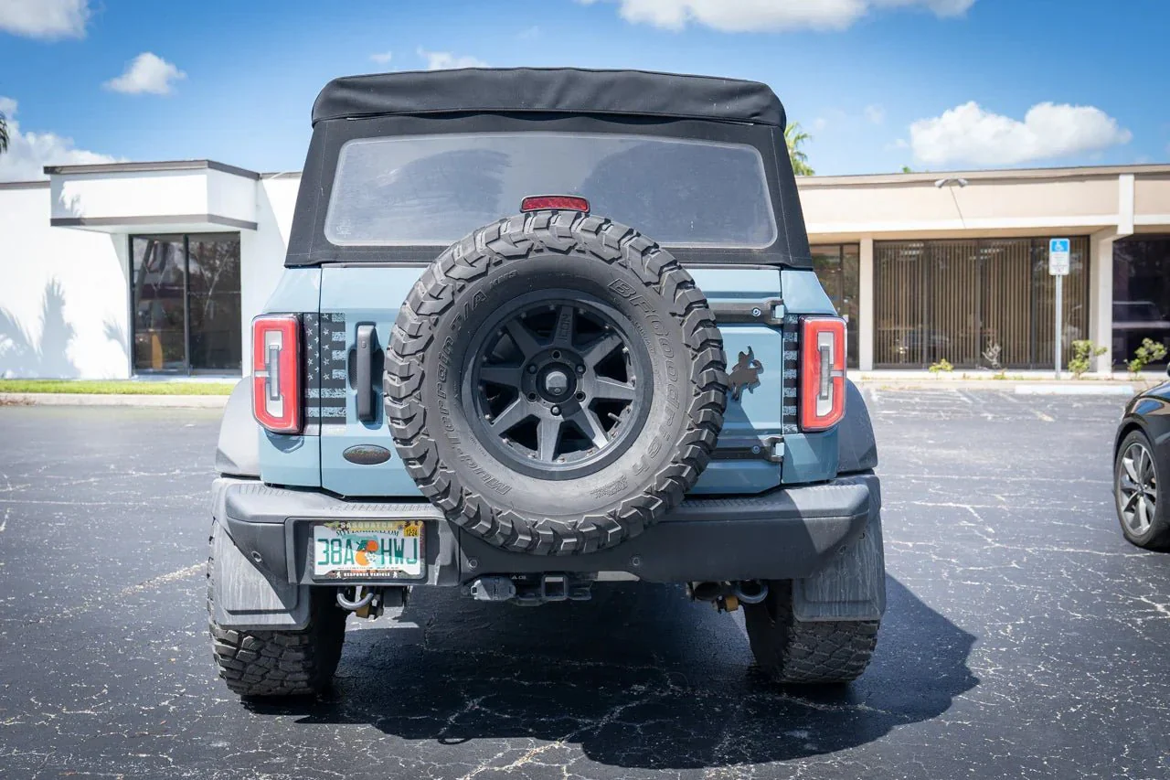 American Flag Middle Tailgate Overlays - 2021+ Bronco - Image 3