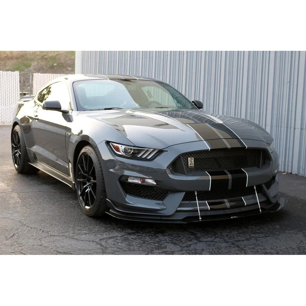 APR Performance Front Wind Splitter w/ Rods 2016-2023 Mustang GT350R - Image 2