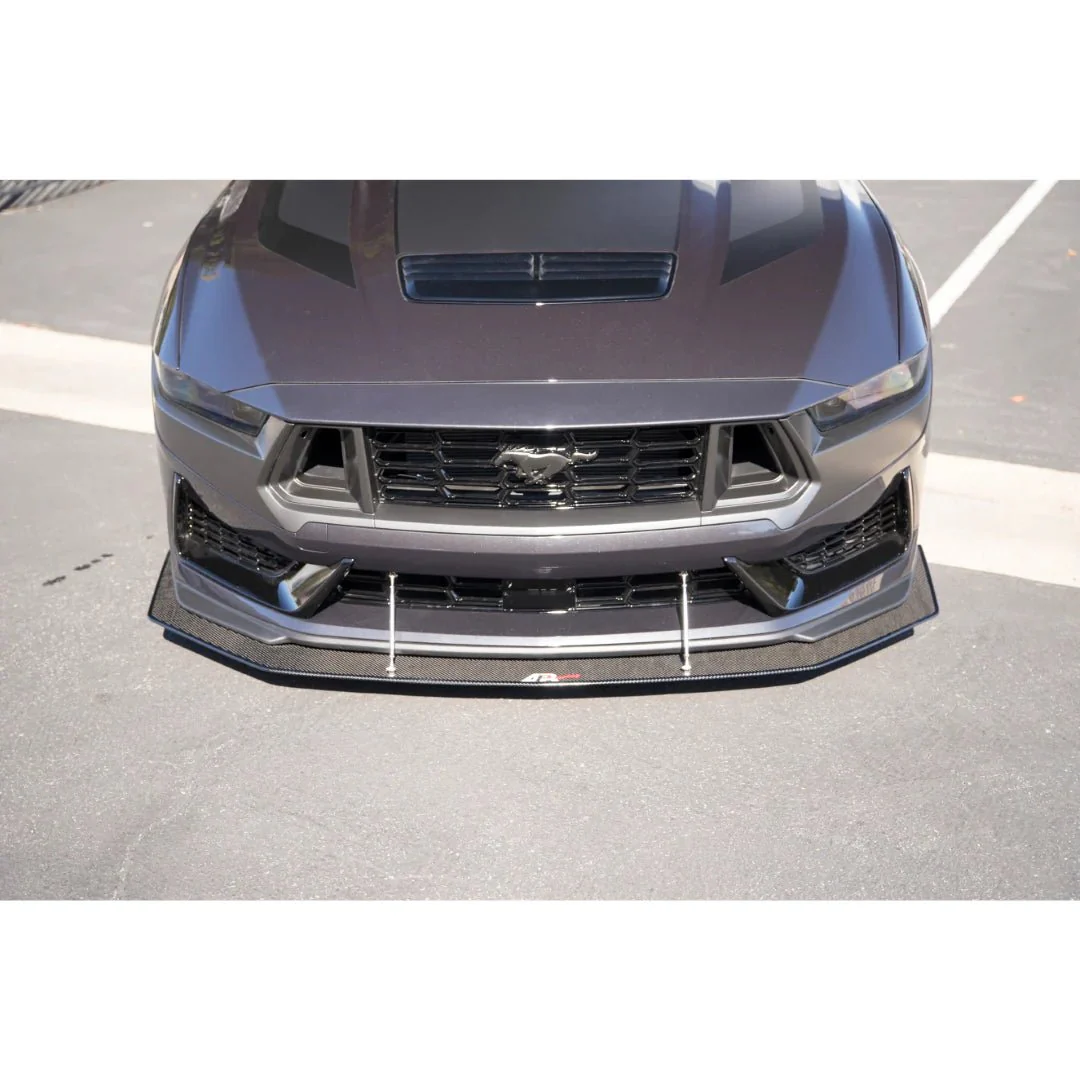 APR Performance Front Wind Splitter w/ Rods 2024 Mustang Dark Horse - Image 7