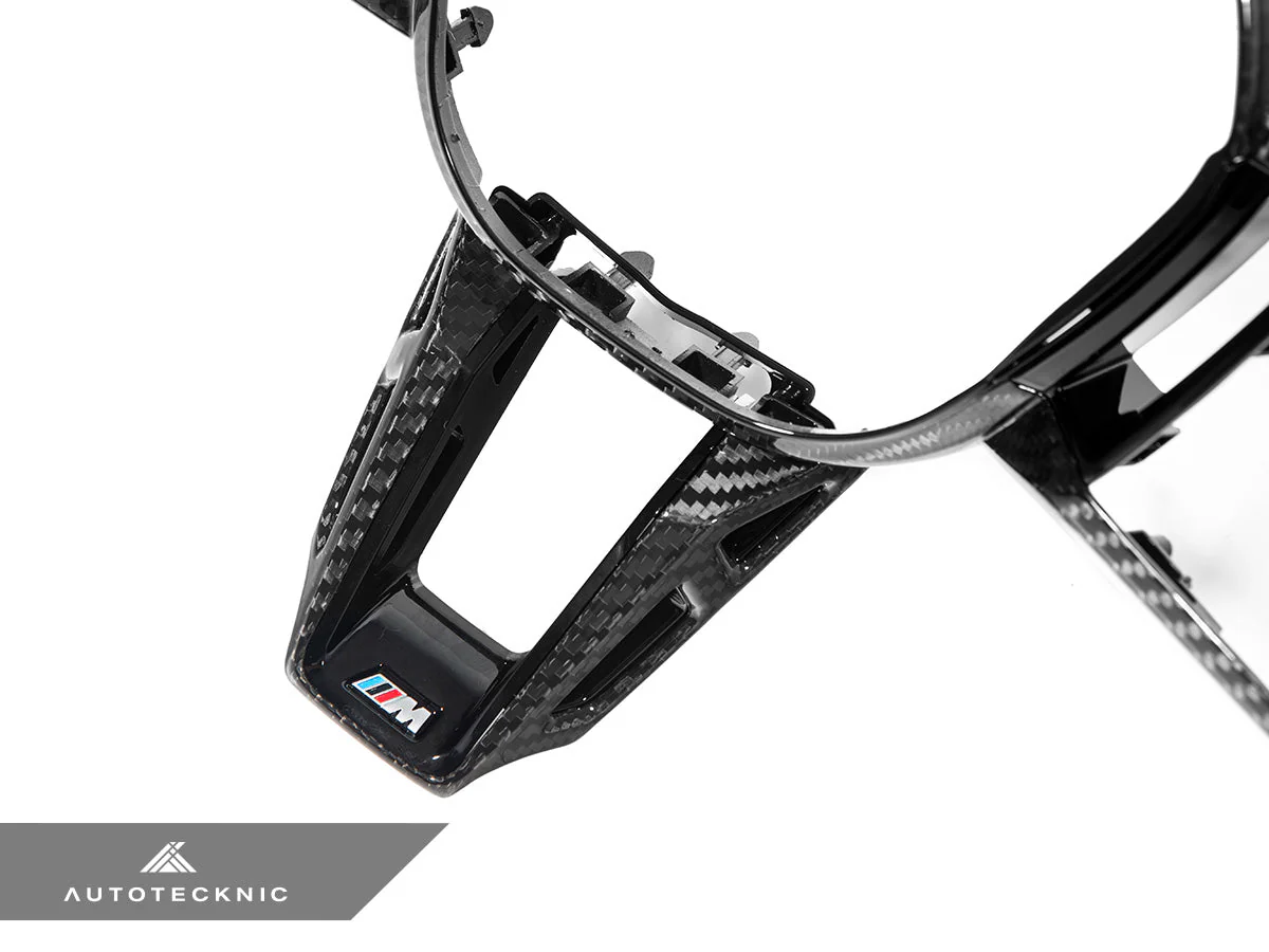 AutoTecknic Carbon Fiber Steering Wheel Trim - G45 X3 M-Sport - Image 8