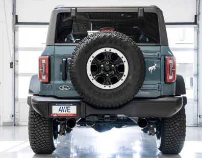 AWE 0FG Catback Exhaust, 4.5" Black Tips 2021-2024 Bronco - Image 3