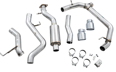 AWE 0FG Catback Exhaust, 4.5" Chrome Tips 2021-2024 Bronco - Image 2