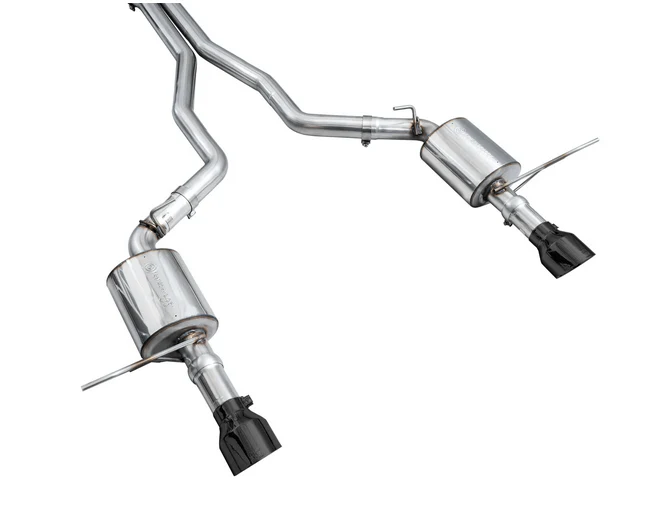 AWE Touring Cat-Back Exhaust, Black Tips 2018-2023 Durango 6.4L/6.2L - Image 2