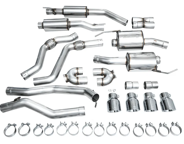 AWE Touring Cat-Back Exhaust, Chrome Tips 2020-2024 Explorer ST - Image 2