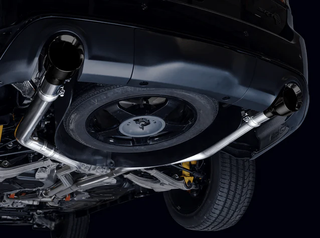 AWE Track Cat-Back Exhaust, Black Tips 2018-2023 Durango 6.4L/6.2L - Image 6