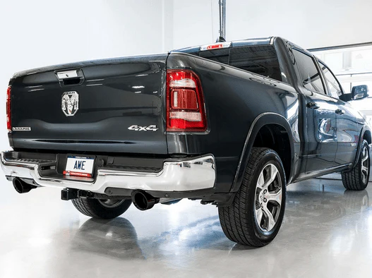 AWE Track Cat-Back Exhaust, Black Tips 2019-2023 Ram 1500 5.7L - Image 4