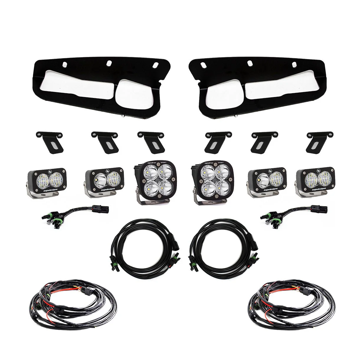 Baja Designs Squadron Sport/S2 Sport Fog Pocket Light Kit W/ Upfitter 2021-2025 Bronco - Image 3