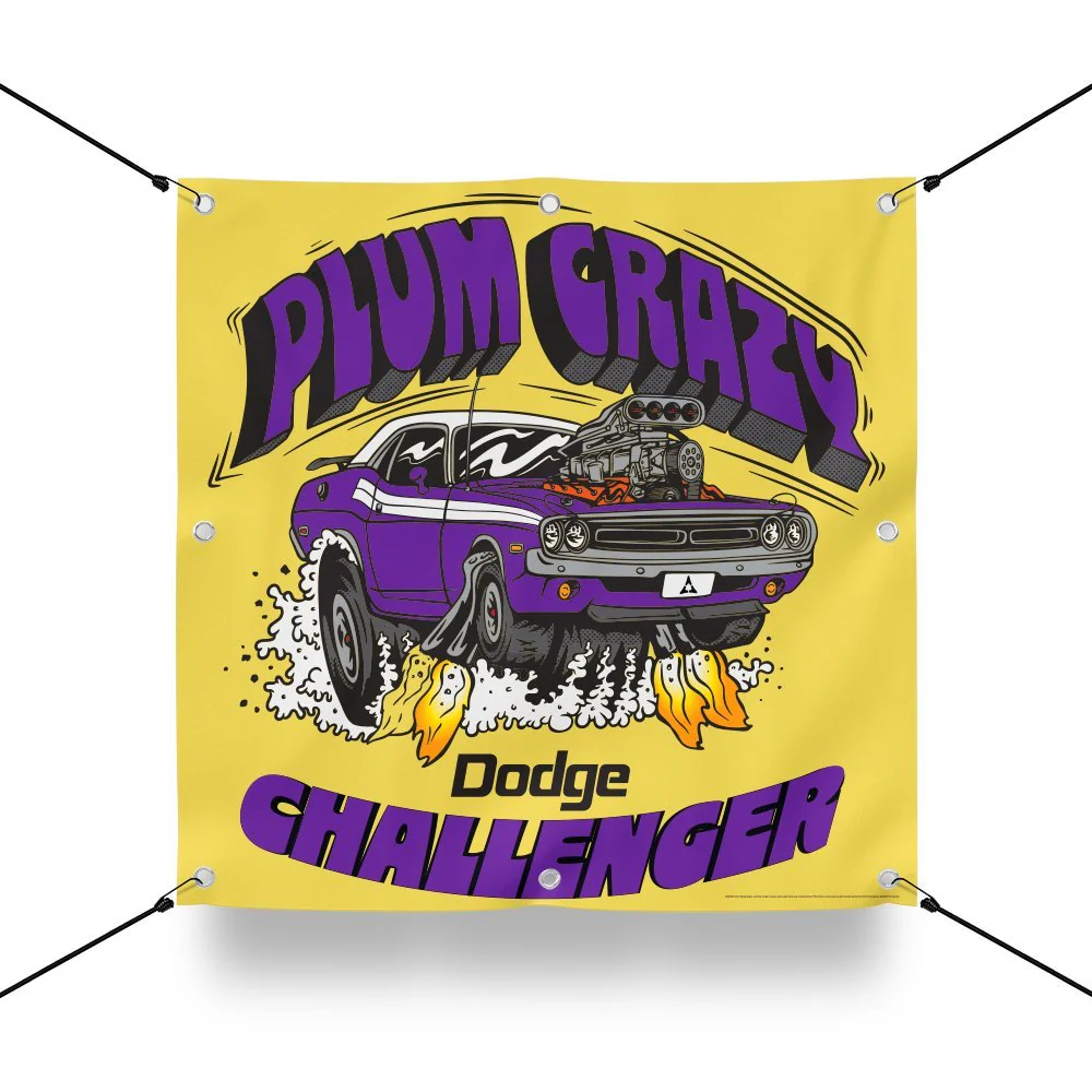 Banner - Dodge Challenger - Plum Crazy