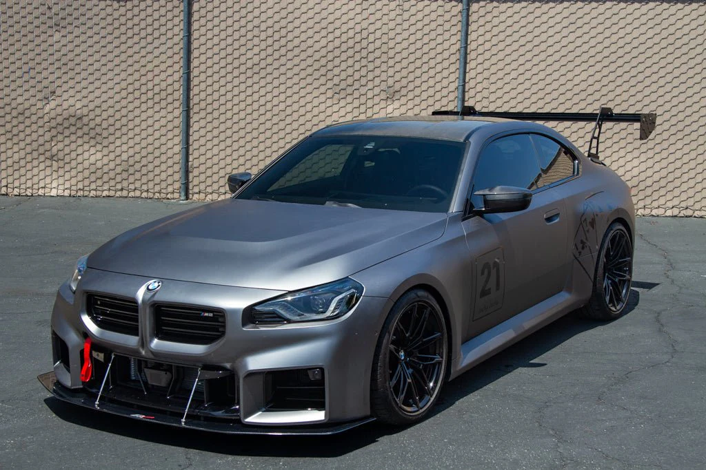 BMW G87 M2 Carbon Fiber Front Wind Splitter - Image 4