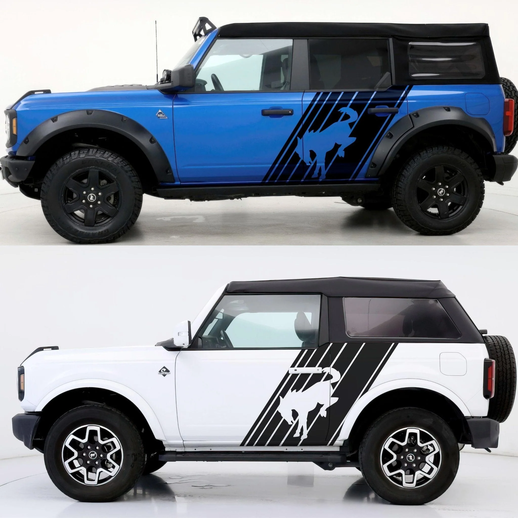 Bronco Horse Side Panel Car Graphic Sticker. #6952 - Image 10