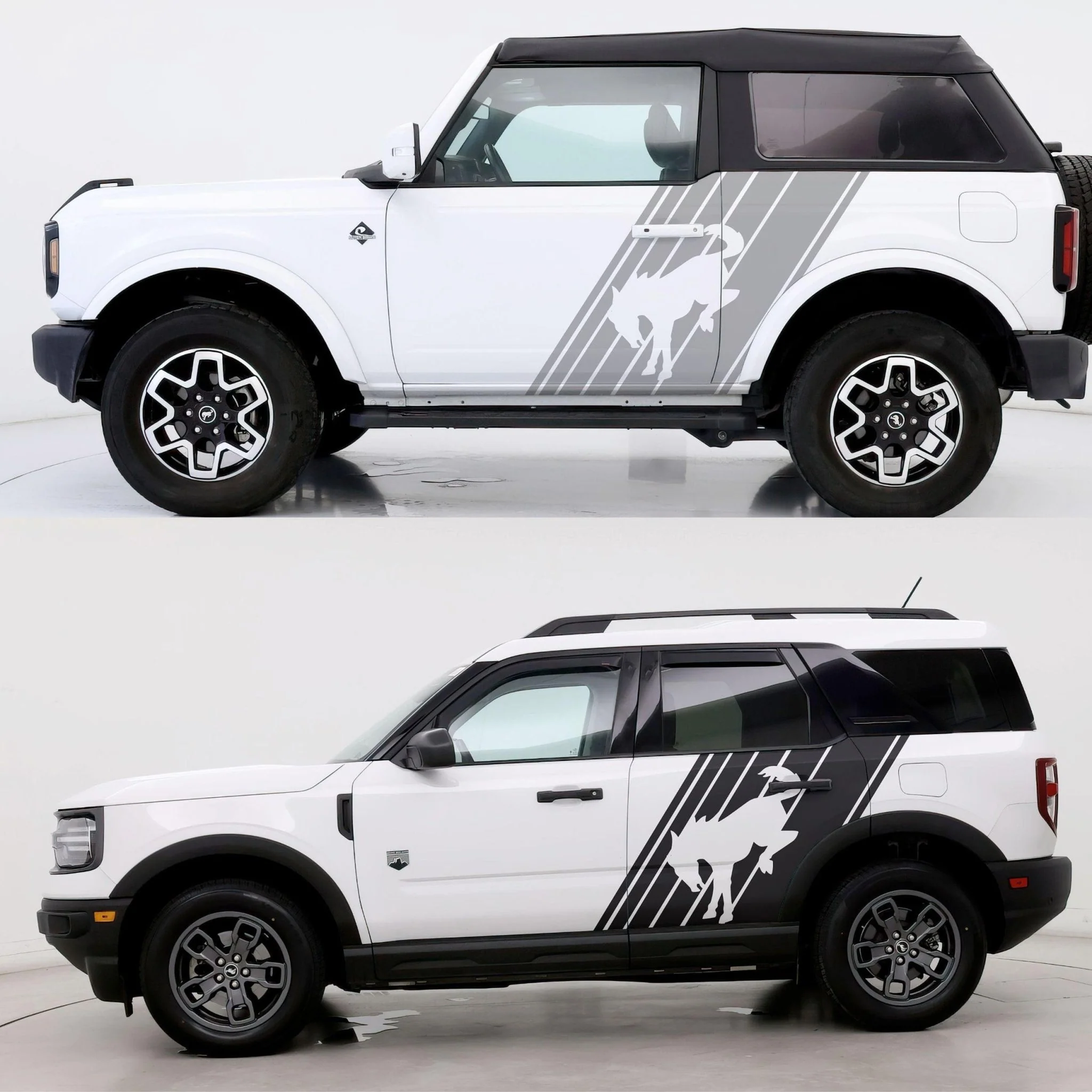 Bronco Horse Side Panel Car Graphic Sticker. #6952 - Image 9