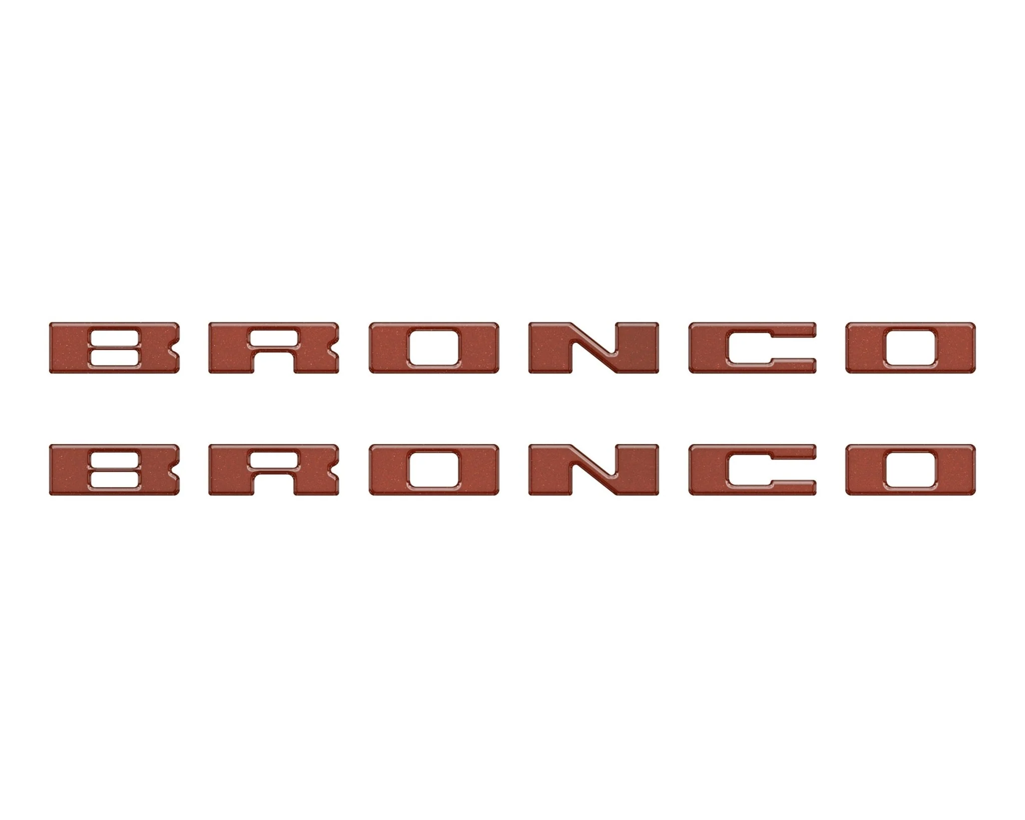 Bronco Running Board Letter Inserts/Overlays Fits 2021-2026 Ford Bronco - Image 17