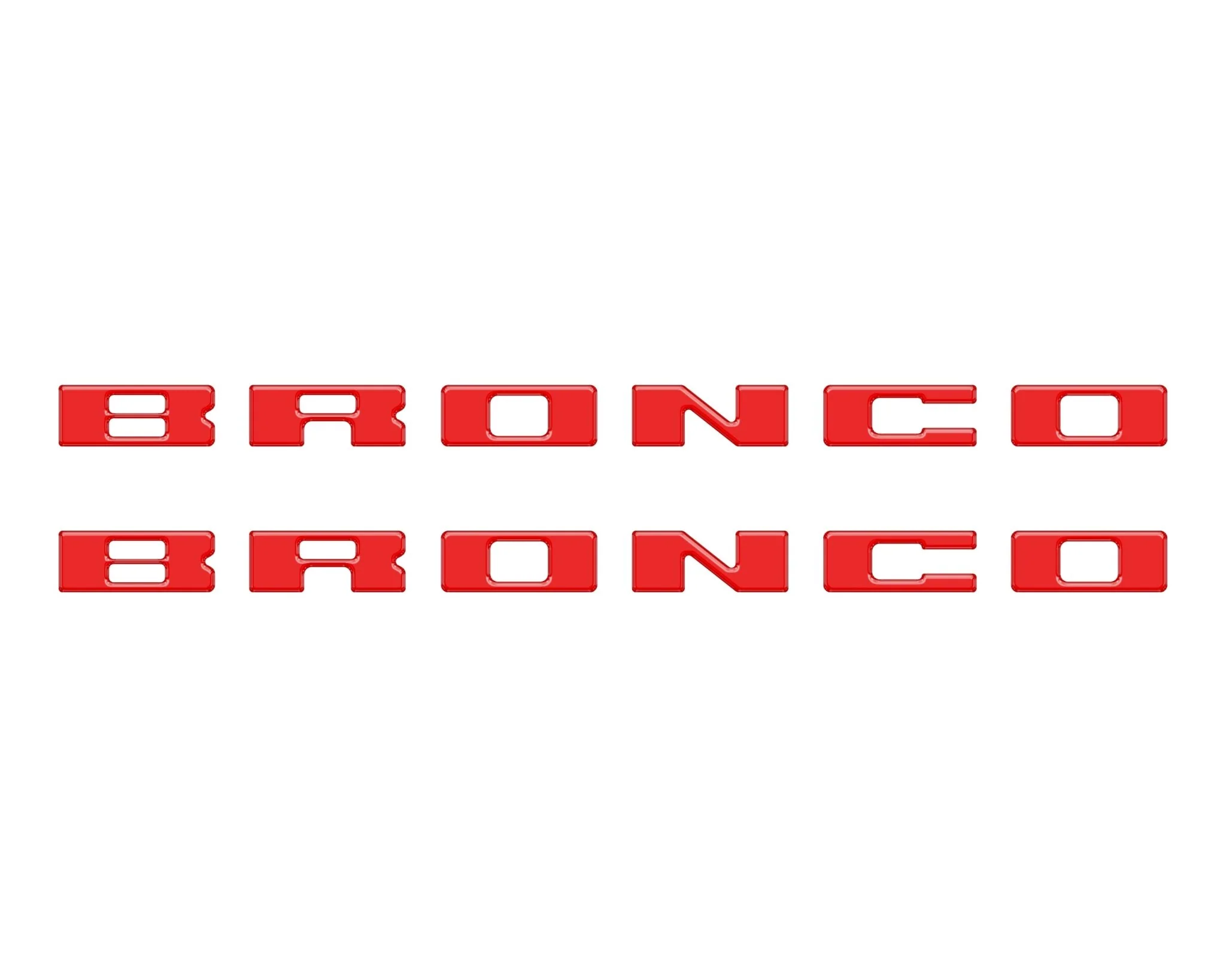 Bronco Running Board Letter Inserts/Overlays Fits 2021-2026 Ford Bronco - Image 23