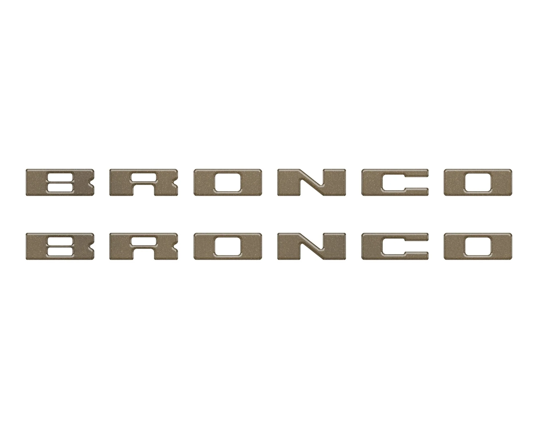 Bronco Running Board Letter Inserts/Overlays Fits 2021-2026 Ford Bronco - Image 37