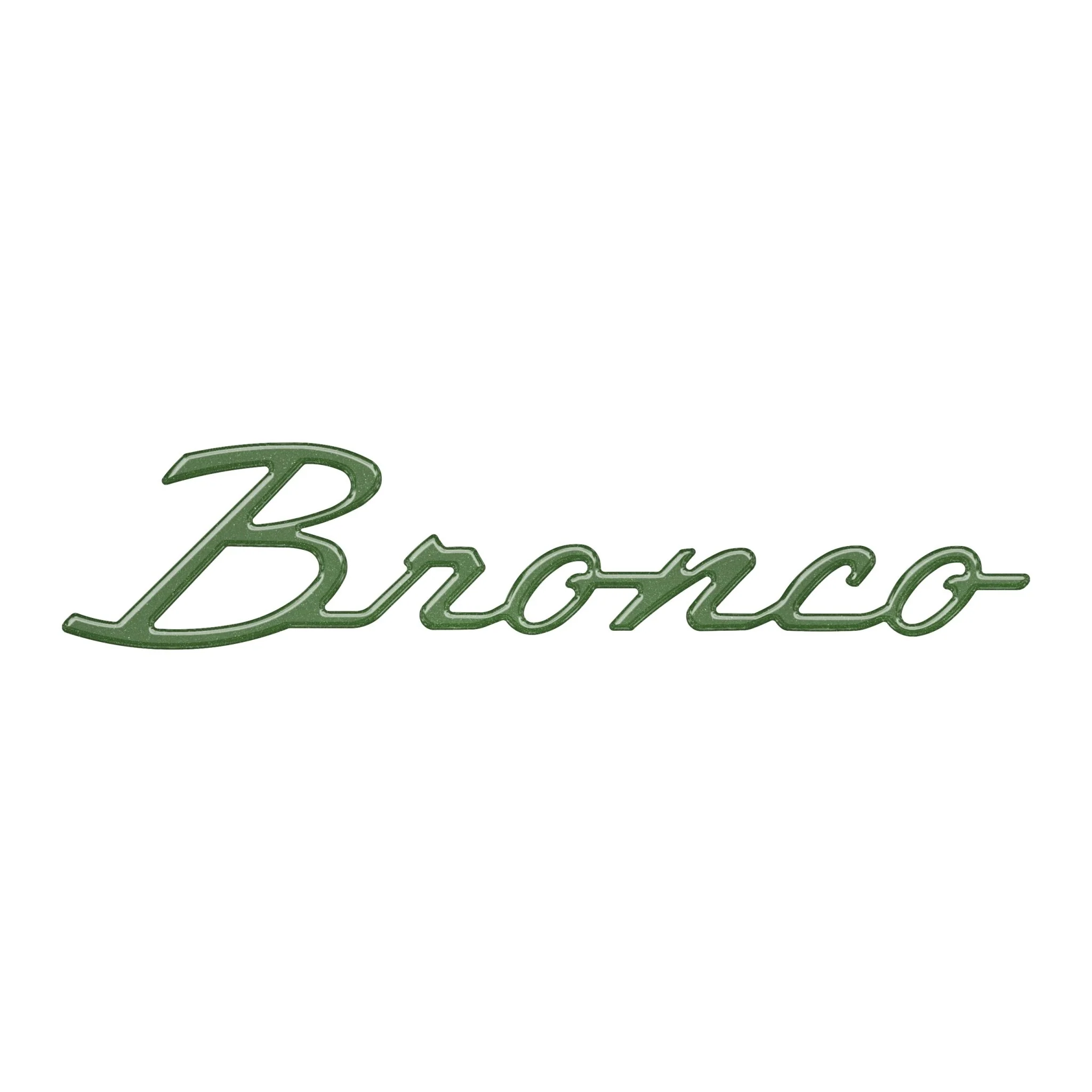 Bronco Script Badge Fits 2021-2026 Ford Bronco - Image 13