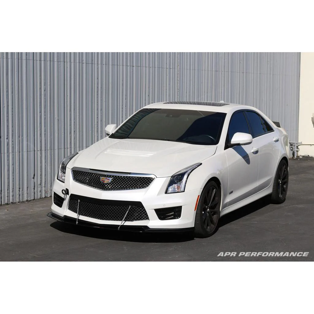 Cadillac ATS-V Carbon Fiber Front Wind Splitter 2016-2019 (Non-Carbon Package) - Image 5
