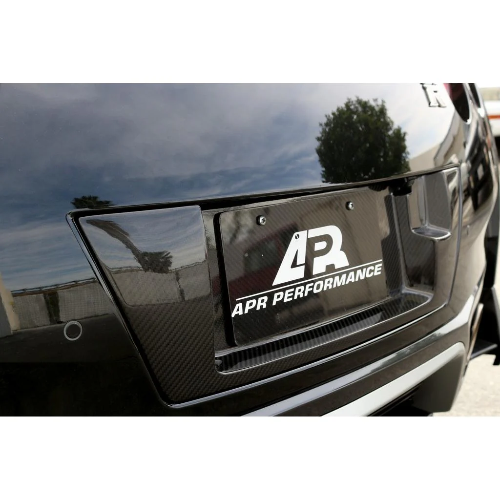 Carbon Fiber Nissan GTR R35 License Plate Backing 2017-2022 - Image 4