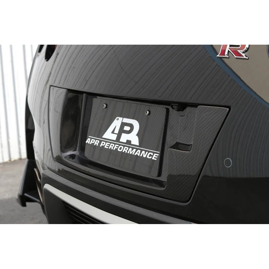 Carbon Fiber Nissan GTR R35 License Plate Backing 2017-2022 - Image 5