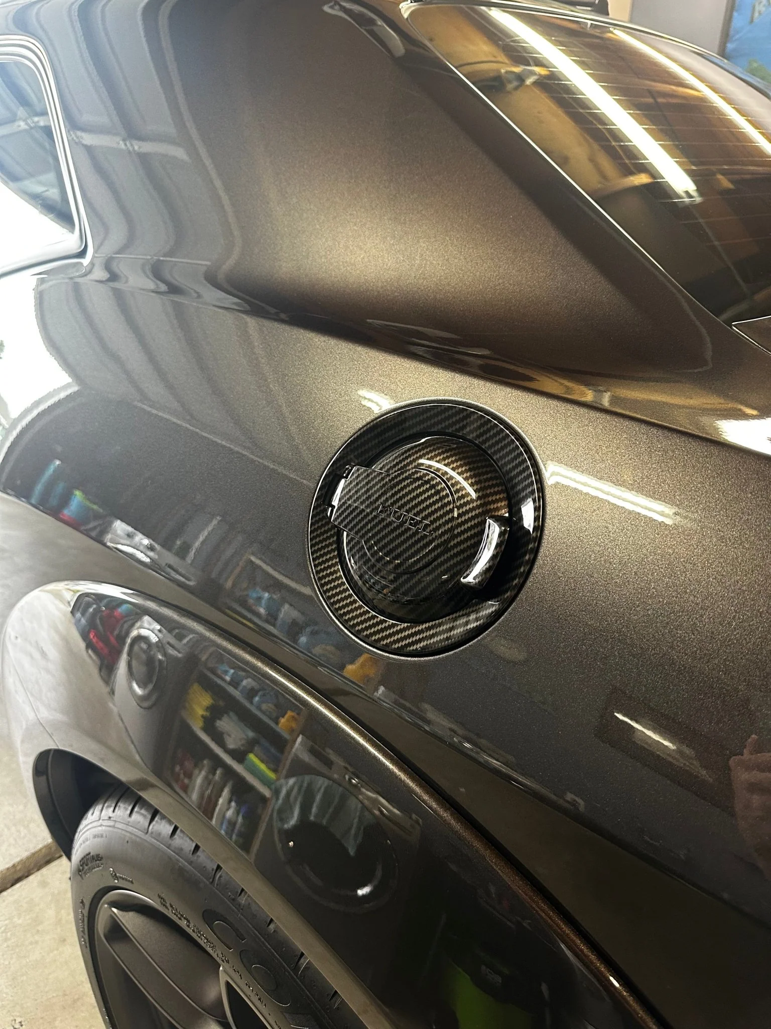 Speedlogix Fuel Door Cover (Carbon) 2008-2023 Challenger - Image 8