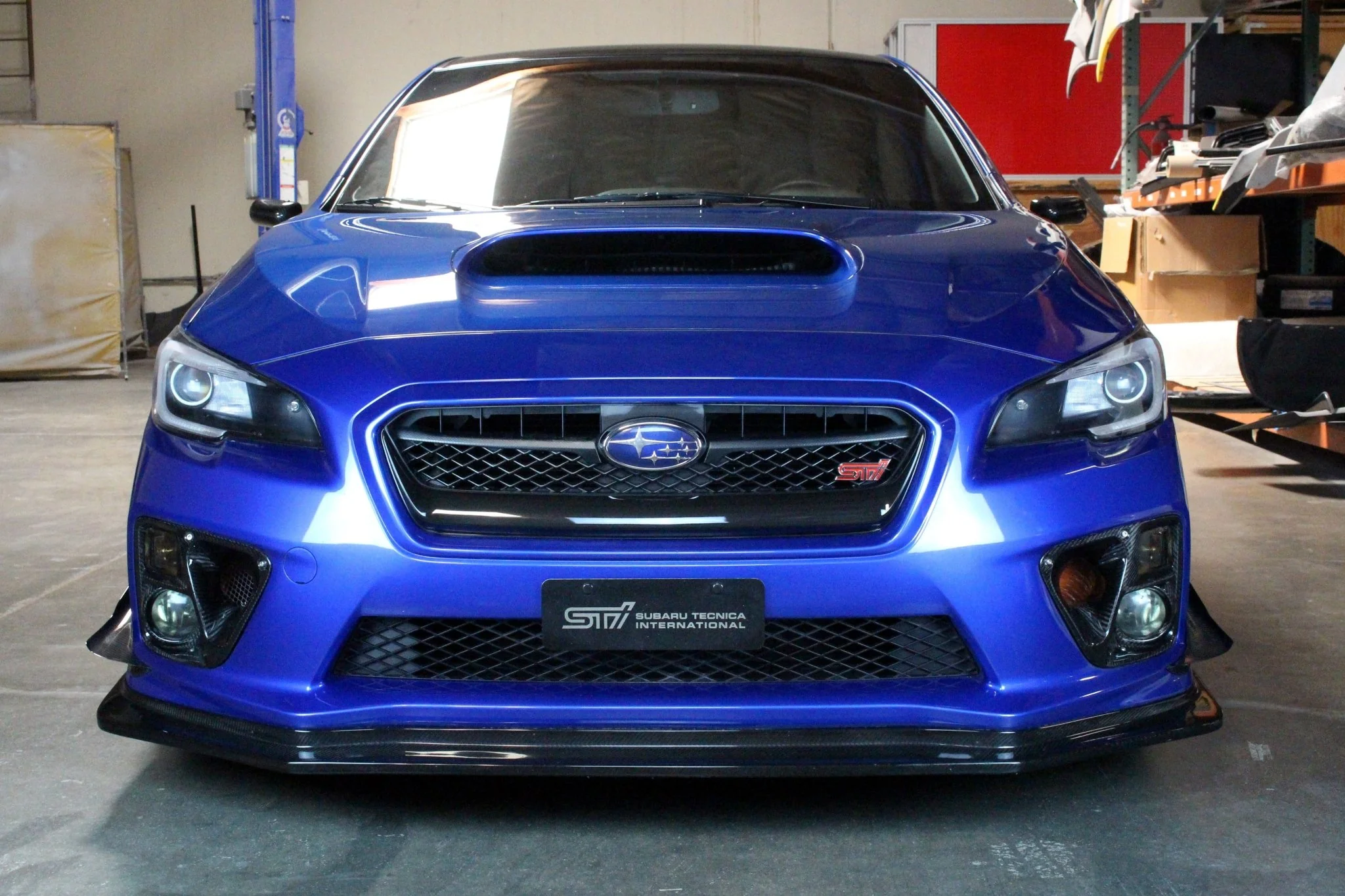Carbon Fiber Subaru STI Brake Cooling Kit 2015-2017 - Image 2