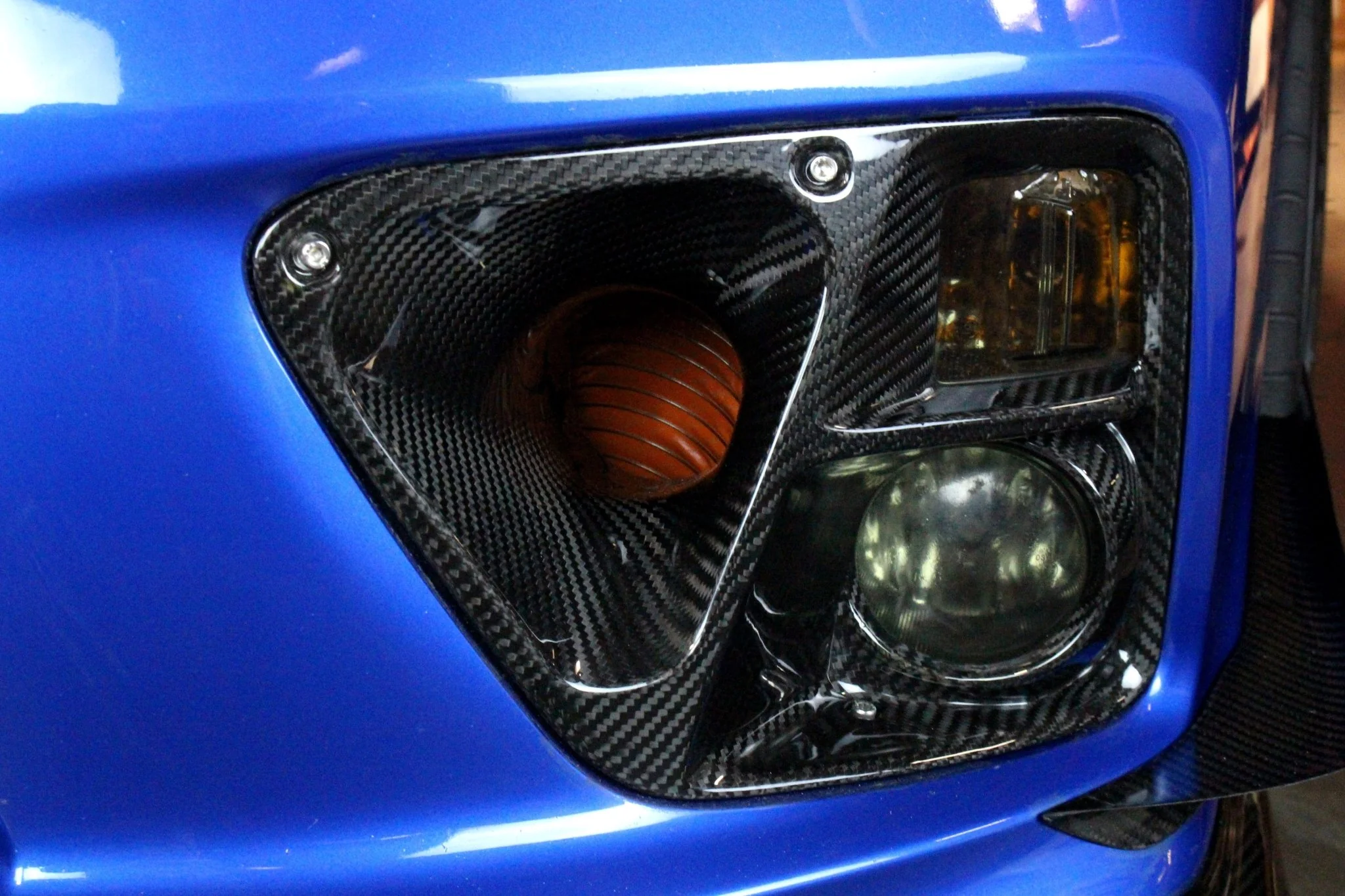 Carbon Fiber Subaru STI Brake Cooling Kit 2015-2017 - Image 4