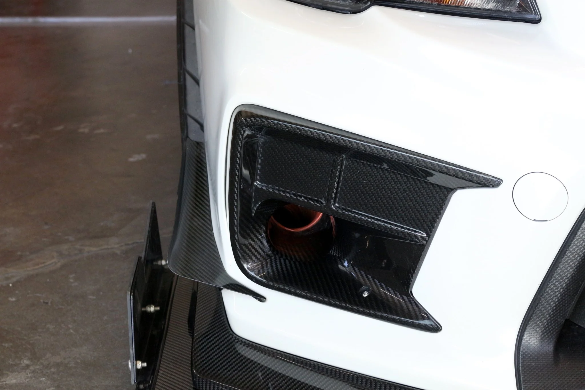 Carbon Fiber Subaru STI Brake Cooling Kit 2018-2021 - Image 5