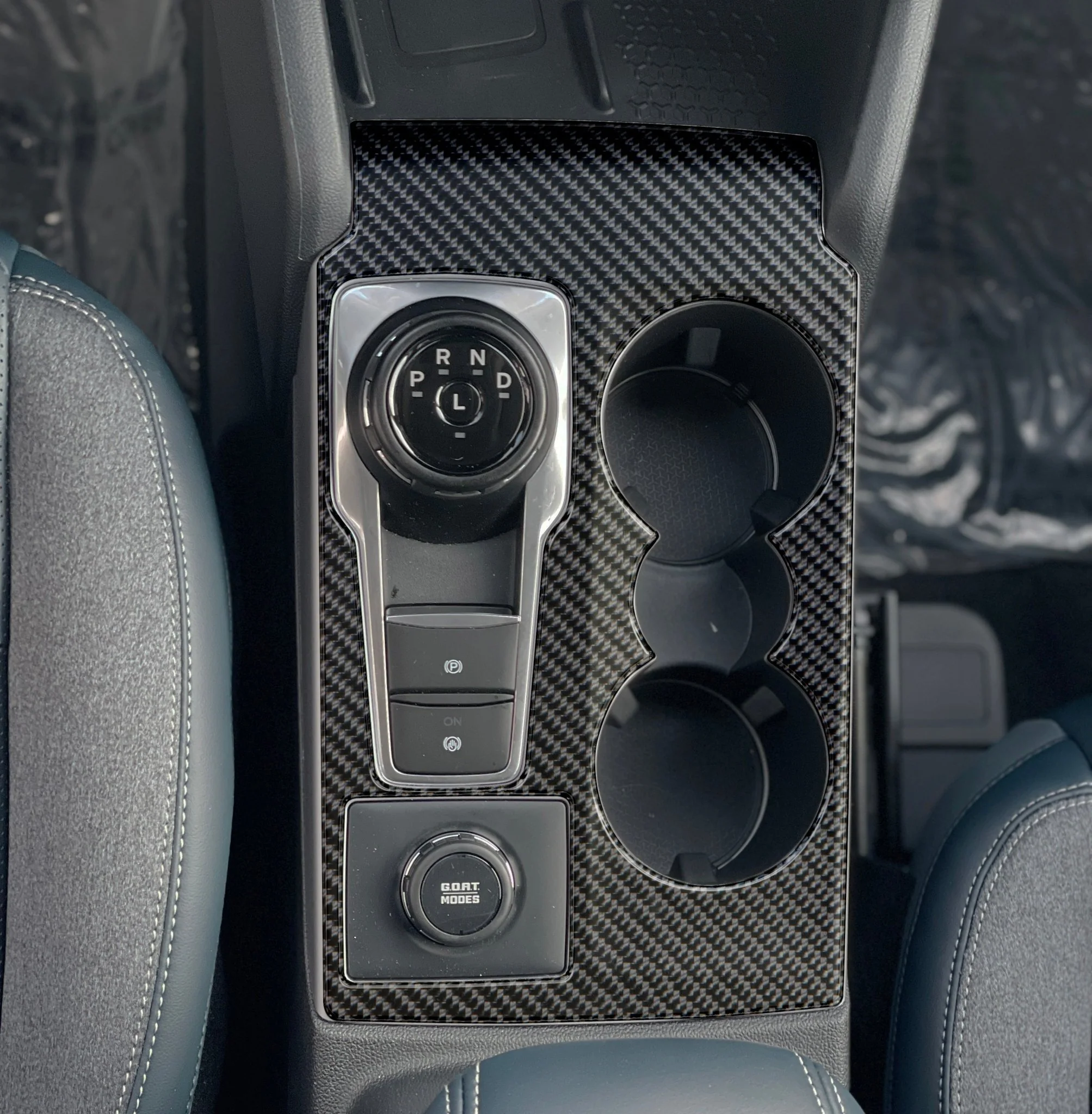 Center Console Accent Overlay Fits 2021-2024 Ford Bronco Sport - Image 2